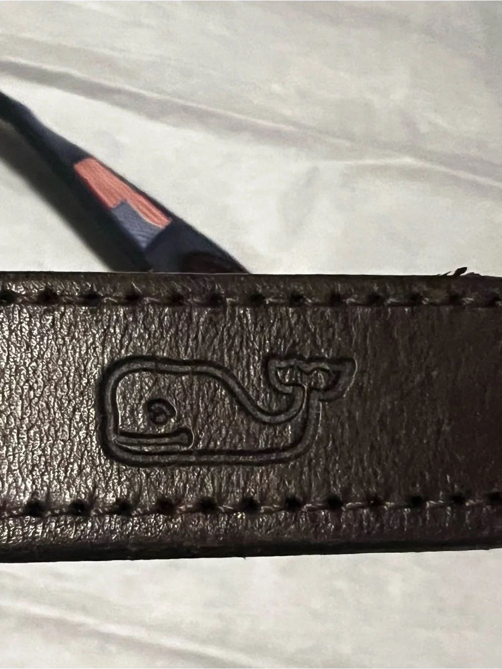 Vineyard Vines American Flags Canvas Club Belt, size 30
